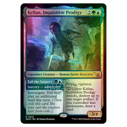 Magic The Gathering - Murders at Karlov Manor - Kellan, Inquisitive Prodigy // Tail the Suspect - 0212 (Foil)