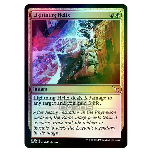 Magic The Gathering - Murders at Karlov Manor - Lightning Helix - 0218 (Foil)