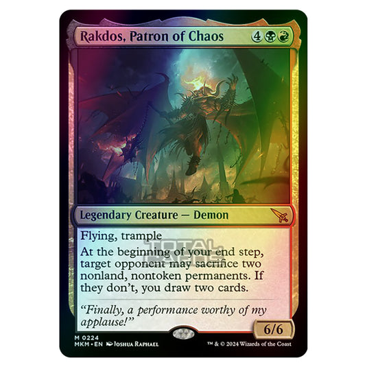 Magic The Gathering - Murders at Karlov Manor - Rakdos, Patron of Chaos - 0224 (Foil)