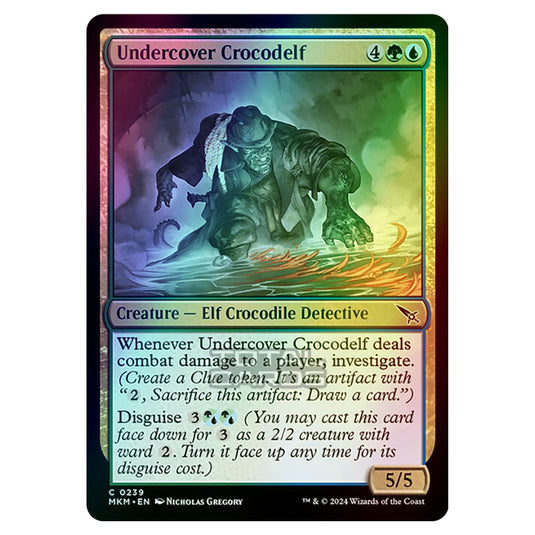 Magic The Gathering - Murders at Karlov Manor - Undercover Crocodelf - 0239 (Foil)