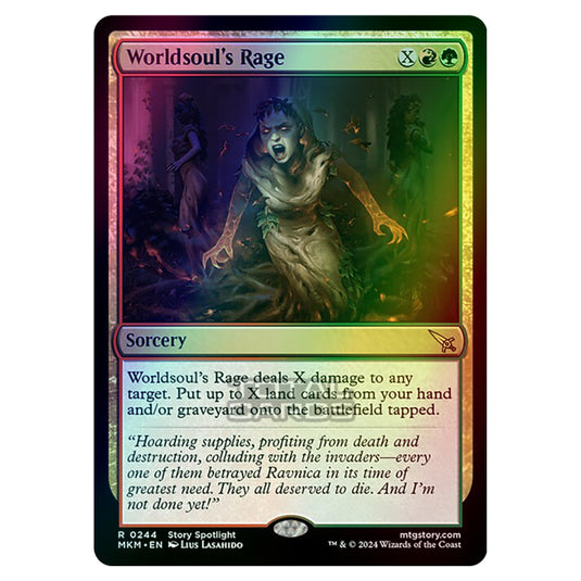 Magic The Gathering - Murders at Karlov Manor - Worldsoul's Rage - 0244 (Foil)