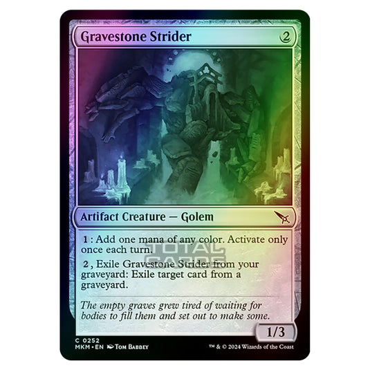 Magic The Gathering - Murders at Karlov Manor - Gravestone Strider - 0252 (Foil)