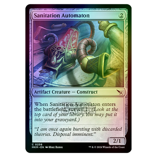 Magic The Gathering - Murders at Karlov Manor - Sanitation Automaton - 0256 (Foil)