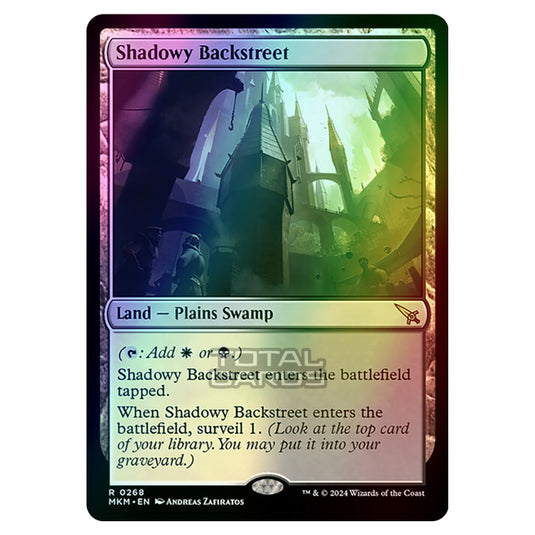 Magic The Gathering - Murders at Karlov Manor - Shadowy Backstreet - 0268 (Foil)