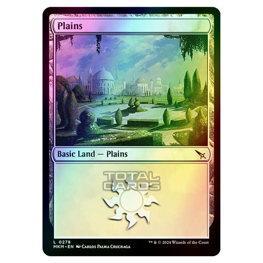 Magic The Gathering - Murders at Karlov Manor - Plains - 0278 (Foil)