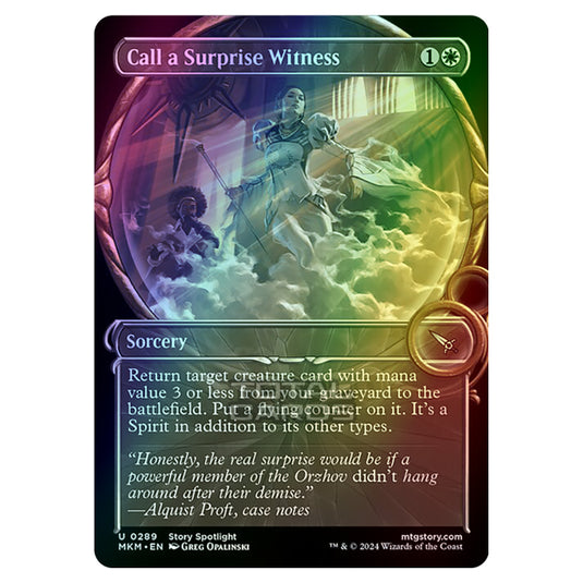 Magic The Gathering - Murders at Karlov Manor - Call a Surprise Witness - 0289 (Foil)