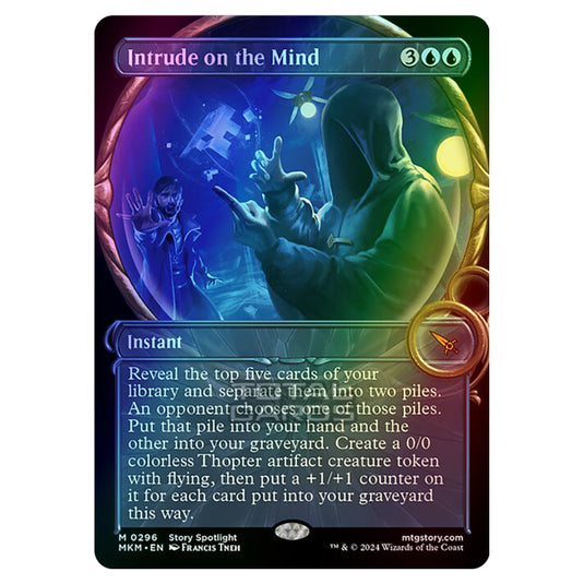 Magic The Gathering - Murders at Karlov Manor - Intrude on the Mind - 0296 (Foil)