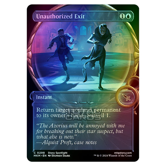 Magic The Gathering - Murders at Karlov Manor - Unauthorized Exit - 0298 (Foil)