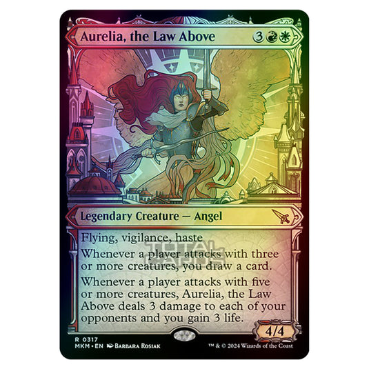 Magic The Gathering - Murders at Karlov Manor - Aurelia, the Law Above - 0317 (Foil)