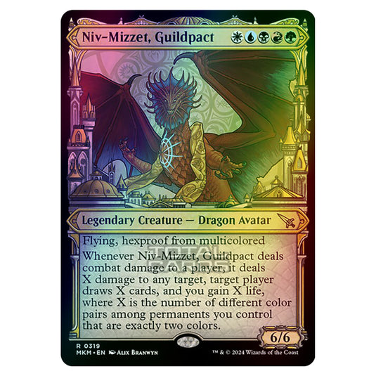 Magic The Gathering - Murders at Karlov Manor - Niv-Mizzet, Guildpact - 0319 (Foil)