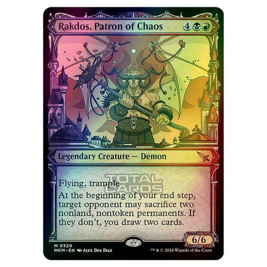 Magic The Gathering - Murders at Karlov Manor - Rakdos, Patron of Chaos - 0320 (Foil)