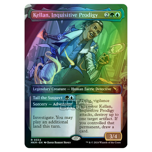 Magic The Gathering - Murders at Karlov Manor - Kellan, Inquisitive Prodigy // Tail the Suspect - 0334 (Foil)