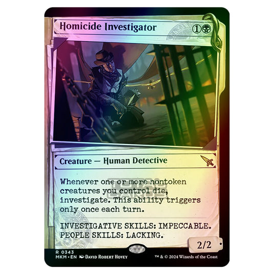 Magic The Gathering - Murders at Karlov Manor - Homicide Investigator - 0343 (Foil)