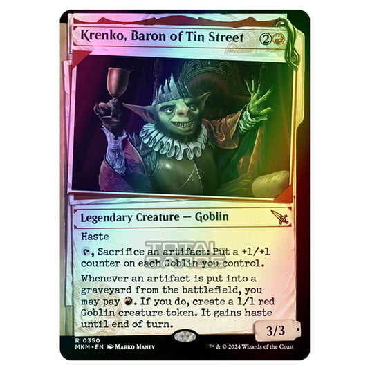 Magic The Gathering - Murders at Karlov Manor - Krenko, Baron of Tin Street - 0350 (Foil)