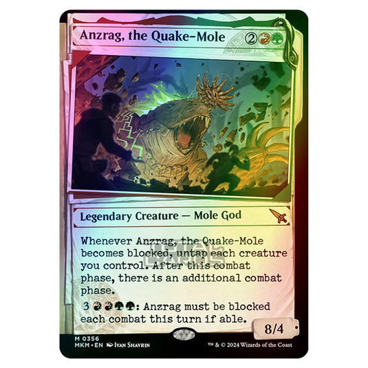 Magic The Gathering - Murders at Karlov Manor - Anzrag, the Quake-Mole - 0356 (Foil)