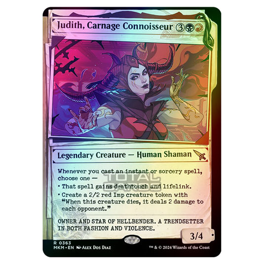 Magic The Gathering - Murders at Karlov Manor - Judith, Carnage Connoisseur - 0363 (Foil)