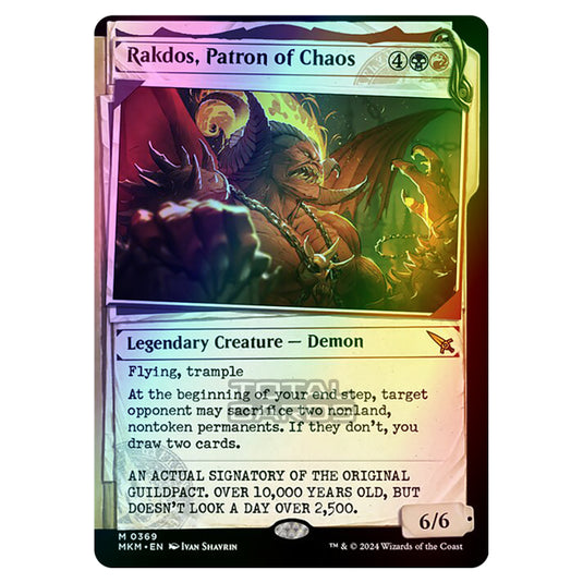 Magic The Gathering - Murders at Karlov Manor - Rakdos, Patron of Chaos - 0369 (Foil)