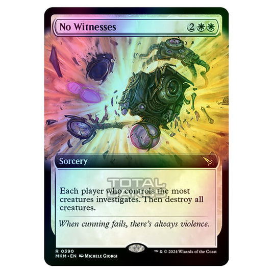 Magic The Gathering - Murders at Karlov Manor - No Witnesses - 0390 (Foil)