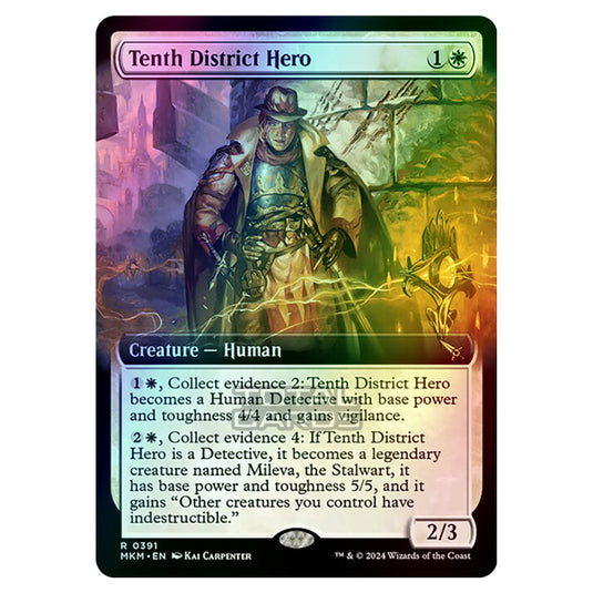 Magic The Gathering - Murders at Karlov Manor - Tenth District Hero - 0391 (Foil)