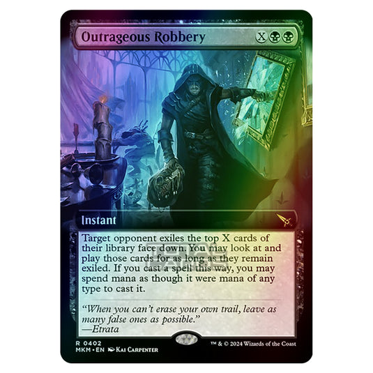 Magic The Gathering - Murders at Karlov Manor - Outrageous Robbery - 0402 (Foil)