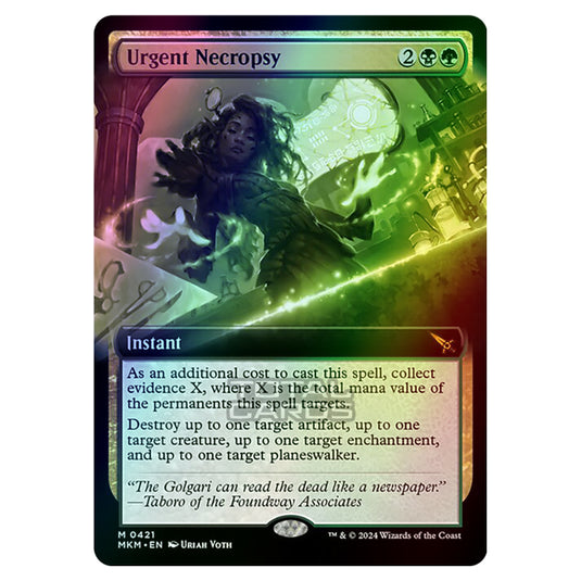 Magic The Gathering - Murders at Karlov Manor - Urgent Necropsy - 0421 (Foil)
