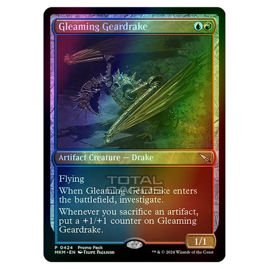 Magic The Gathering - Murders at Karlov Manor - Gleaming Geardrake - 0424 (Foil)