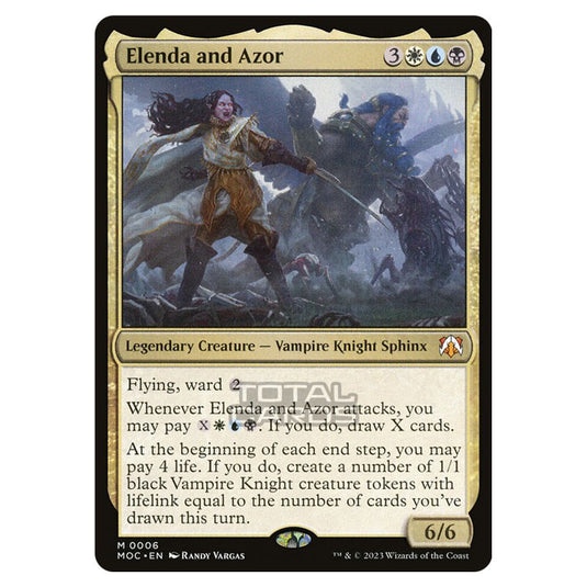 Magic The Gathering - March of the Machine - Commander - Elenda and Azor- 0006