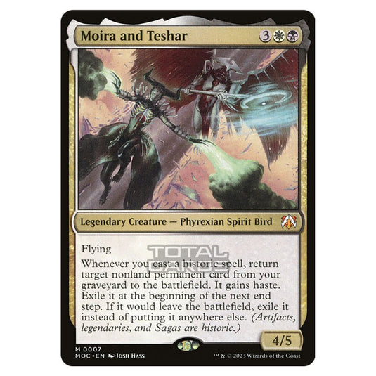 Magic The Gathering - March of the Machine - Commander - Moira and Teshar- 0007