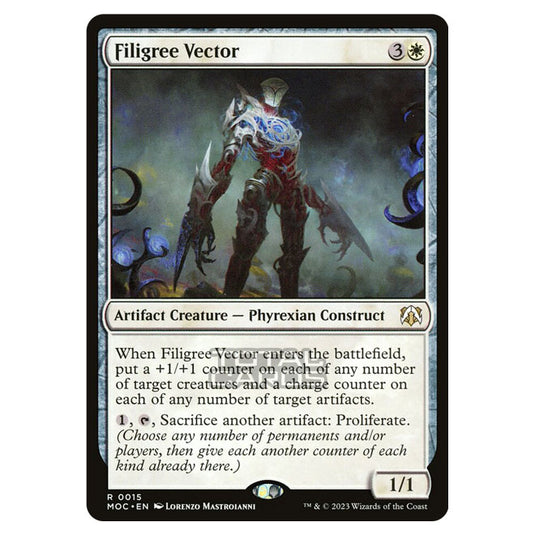 Magic The Gathering - March of the Machine - Commander - Filigree Vector- 0015