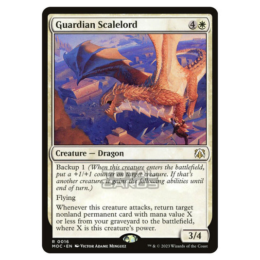 Magic The Gathering - March of the Machine - Commander - Guardian Scalelord- 0016