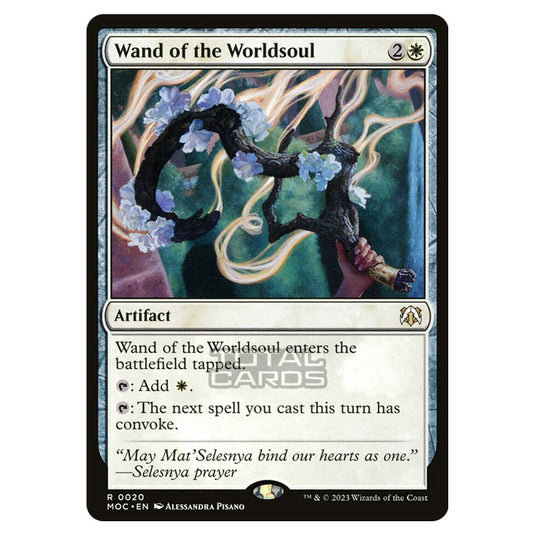 Magic The Gathering - March of the Machine - Commander - Wand of the Worldsoul- 0020