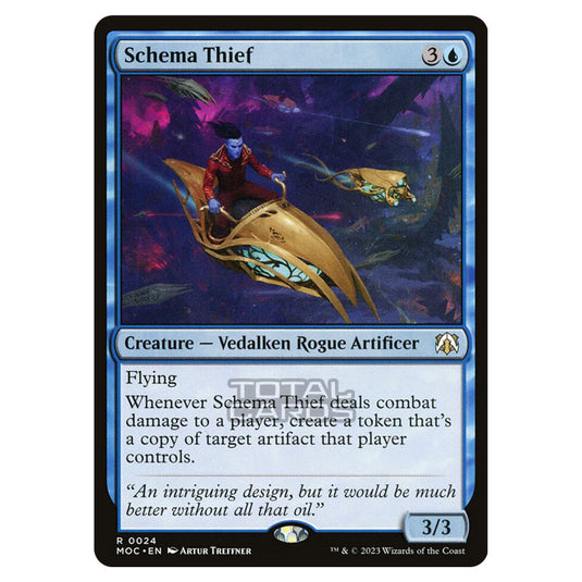 Magic The Gathering - March of the Machine - Commander - Schema Thief- 0024