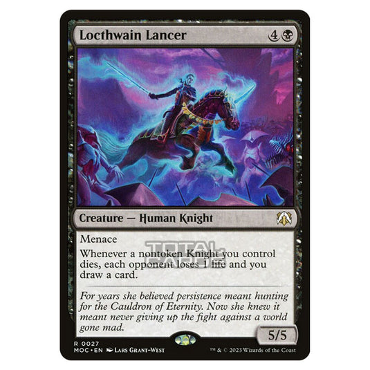 Magic The Gathering - March of the Machine - Commander - Locthwain Lancer- 0027