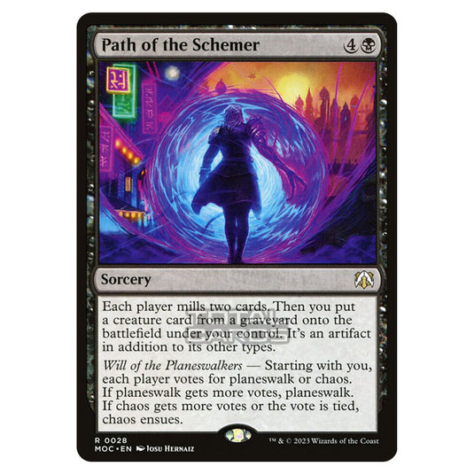 Magic The Gathering - March of the Machine - Commander - Path of the Schemer- 0028