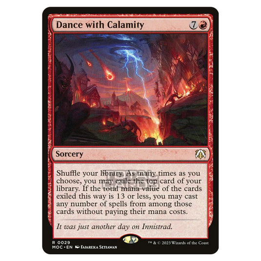 Magic The Gathering - March of the Machine - Commander - Dance with Calamity- 0029