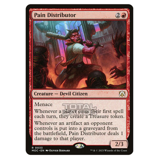 Magic The Gathering - March of the Machine - Commander - Pain Distributor- 0033