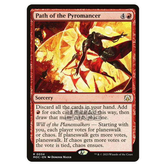 Magic The Gathering - March of the Machine - Commander - Path of the Pyromancer- 0034