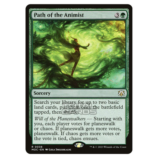 Magic The Gathering - March of the Machine - Commander - Path of the Animist- 0038