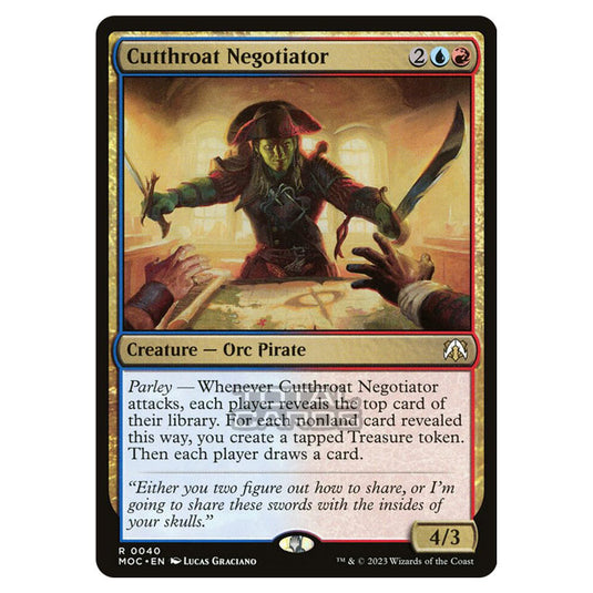 Magic The Gathering - March of the Machine - Commander - Cutthroat Negotiator- 0040