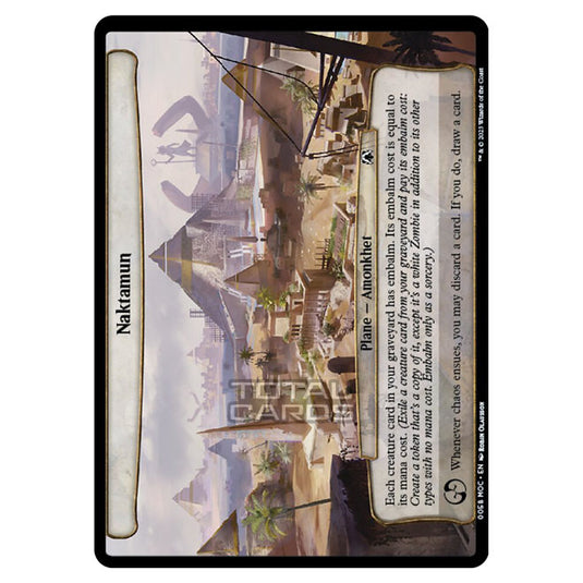 Magic The Gathering - March of the Machine - Commander - Naktamun- 0058