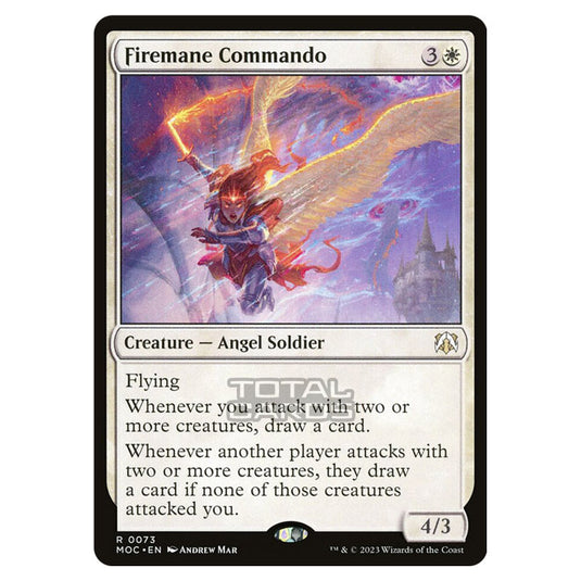 Magic The Gathering - March of the Machine - Commander - Firemane Commando- 0073