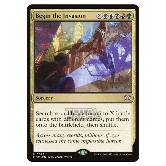 Magic The Gathering - March of the Machine - Commander - Begin the Invasion- 0079