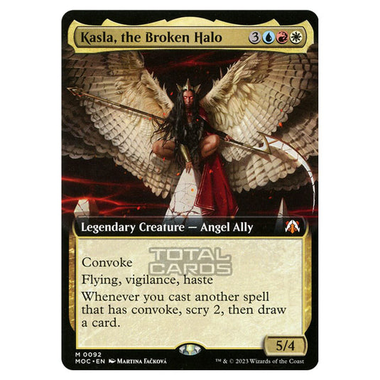 Magic The Gathering - March of the Machine - Commander - Kasla, the Broken Halo (Extended Art Card) - 0092