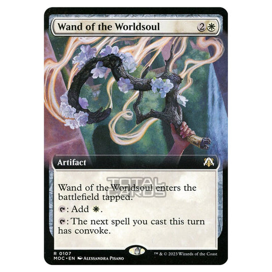 Magic The Gathering - March of the Machine - Commander - Wand of the Worldsoul (Extended Art Card) - 0107