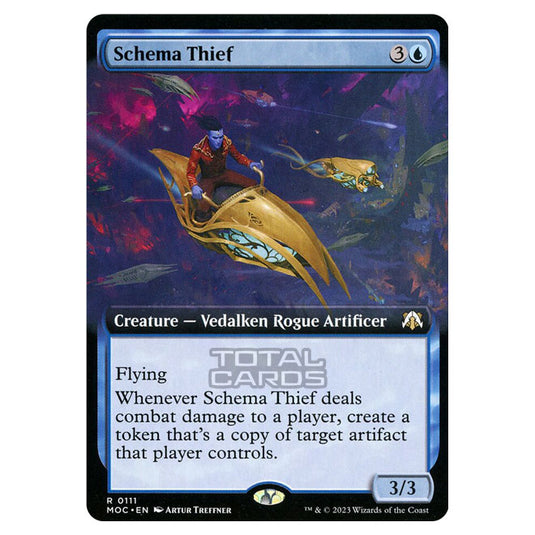 Magic The Gathering - March of the Machine - Commander - Schema Thief (Extended Art Card) - 0111