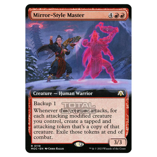 Magic The Gathering - March of the Machine - Commander - Mirror-Style Master (Extended Art Card) - 0119