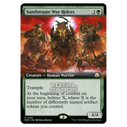 Magic The Gathering - March of the Machine - Commander - Sandsteppe War Riders (Extended Art Card) - 0126