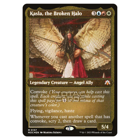 Magic The Gathering - March of the Machine - Commander - Kasla, the Broken Halo- 0137