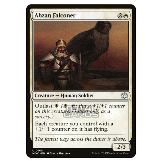 Magic The Gathering - March of the Machine - Commander - Abzan Falconer - 0165