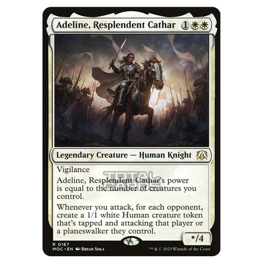 Magic The Gathering - March of the Machine - Commander - Adeline, Resplendent Cathar - 0167